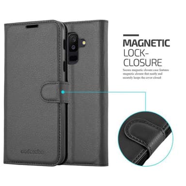 Samsung Galaxy A6 PLUS 2018 Deksel Etui Case (svart)
