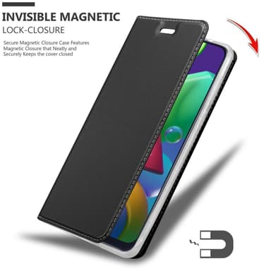 Samsung Galaxy M31 lommebokdeksel etui (svart)