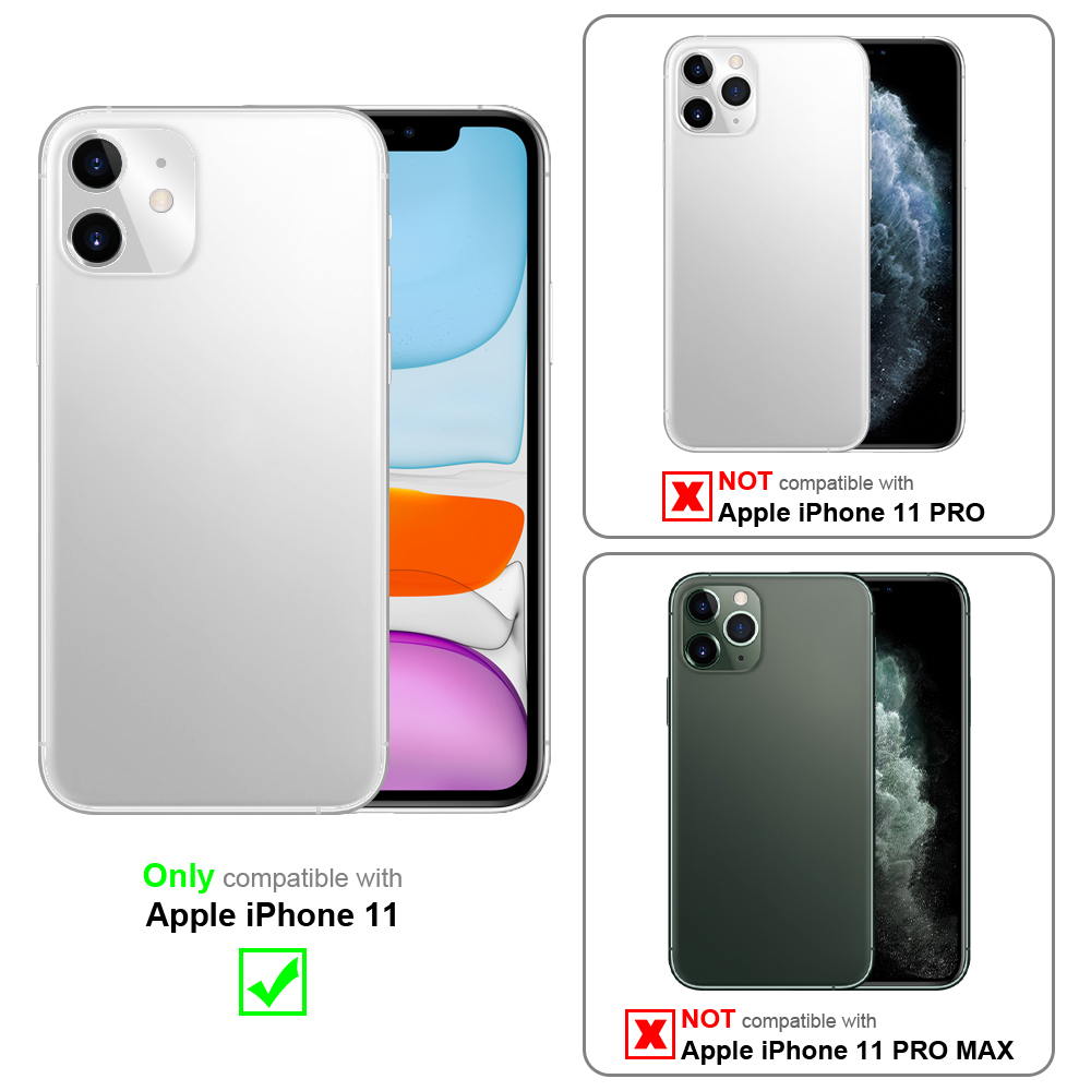 iPhone 11 lommebokdeksel etui (rosa)