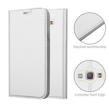 Samsung Galaxy A8 2015 lommebokdeksel etui (sølv)