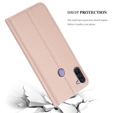 Samsung Galaxy A11 / M11 lommebokdeksel etui (rosa)
