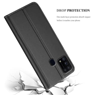 Samsung Galaxy M31 lommebokdeksel etui (svart)