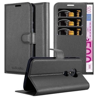Motorola MOTO E5 / G6 PLAY Deksel Etui Case (svart)