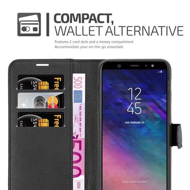 Samsung Galaxy A6 PLUS 2018 Deksel Etui Case (svart)