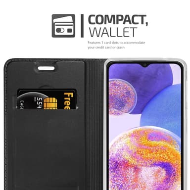 Samsung Galaxy A23 4G lommebokdeksel etui (svart)