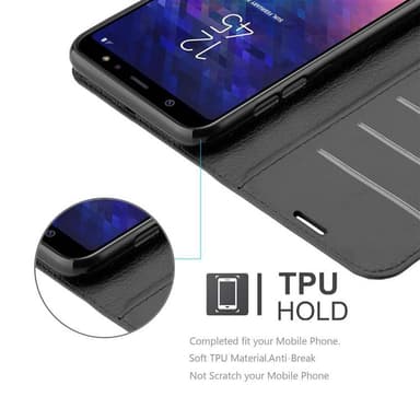 Samsung Galaxy A6 PLUS 2018 Deksel Etui Case (svart)