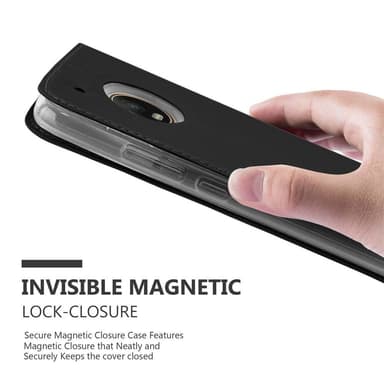 Motorola MOTO G5 PLUS lommebokdeksel etui (svart)