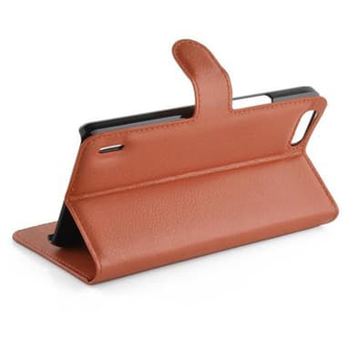Honor 6 PLUS Deksel Etui Case (brun)