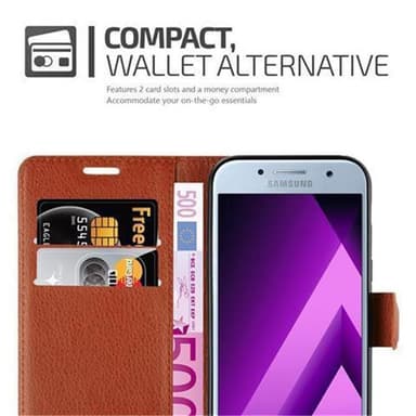 Samsung Galaxy A5 2017 Deksel Etui Case (brun)