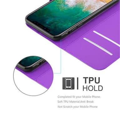 iPhone X / XS Deksel Etui Case (lilla)