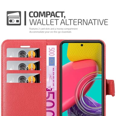 Samsung Galaxy M53 5G Deksel Etui Case (rød)
