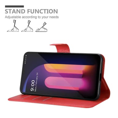 LG V60 ThinQ Deksel Etui Case (rød)