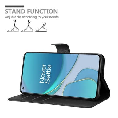 OnePlus 8T Deksel Etui Case (Svart)