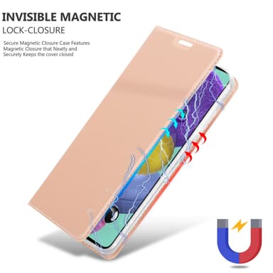 Samsung Galaxy A51 5G lommebokdeksel etui (rosa)