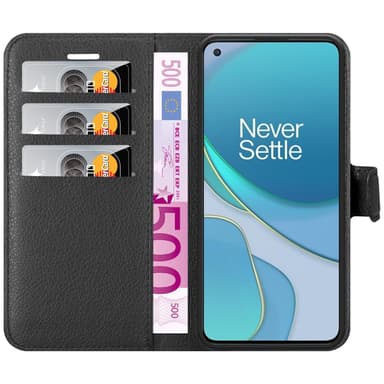OnePlus 8T Deksel Etui Case (Svart)