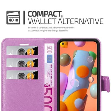 Samsung Galaxy A11 / M11 Deksel Etui Case (lilla)