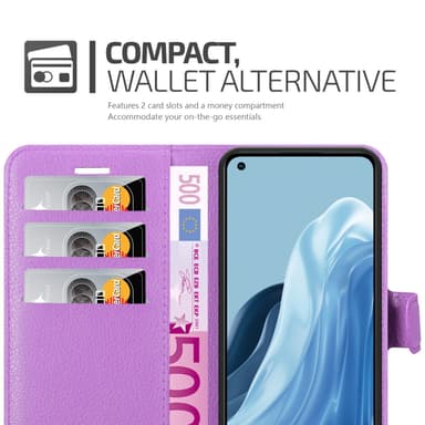Realme 7 5G Deksel Etui Case (lilla)