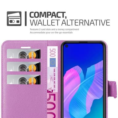 Huawei P40 LITE E Deksel Etui Case (lilla)