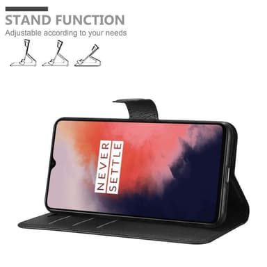 OnePlus 7T Deksel Etui Case (svart)