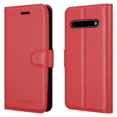 LG V60 ThinQ Deksel Etui Case (rød)