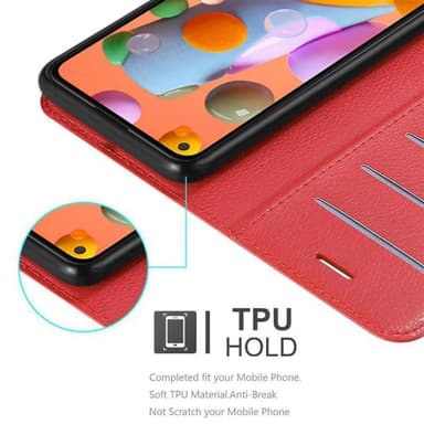Samsung Galaxy A11 / M11 Deksel Etui Case (rød)