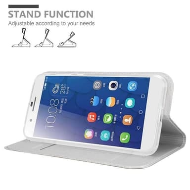 Honor 6 PLUS lommebokdeksel etui (sølv)
