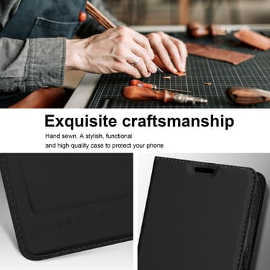 Xiaomi RedMi NOTE 8 PRO lommebokdeksel etui (svart)