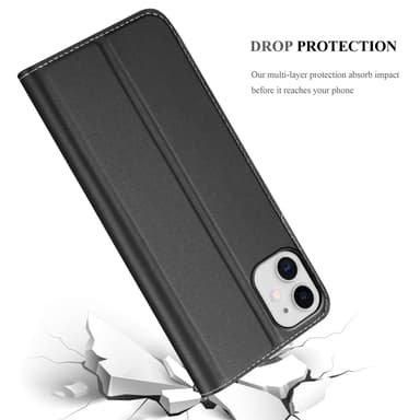 iPhone 11 lommebokdeksel etui (svart)