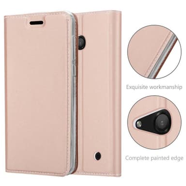 Nokia Lumia 550 lommebokdeksel etui (rosa)