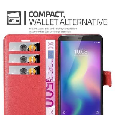 ZTE Blade A5 2019 Deksel Etui Case (rød)