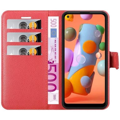 Samsung Galaxy A11 / M11 Deksel Etui Case (rød)