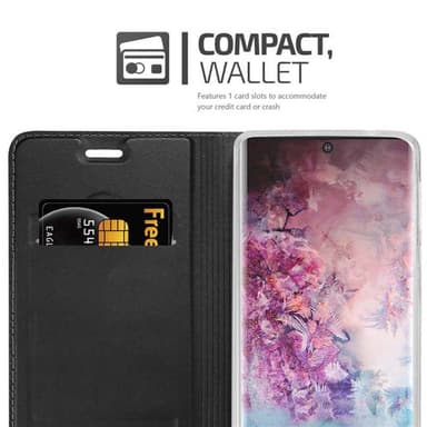 Samsung Galaxy NOTE 10 PLUS lommebokdeksel etui (svart)