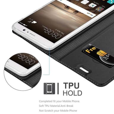 Huawei MATE 9 lommebokdeksel etui (svart)