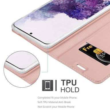 Samsung Galaxy S20 lommebokdeksel etui (rosa)