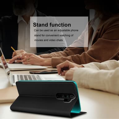Xiaomi RedMi NOTE 8 PRO lommebokdeksel etui (svart)