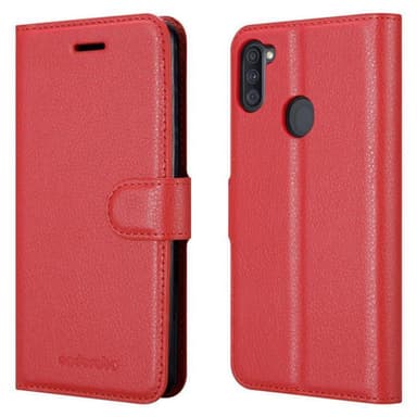 Samsung Galaxy A11 / M11 Deksel Etui Case (rød)
