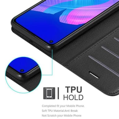 Huawei P40 LITE E Deksel Etui Case (svart)