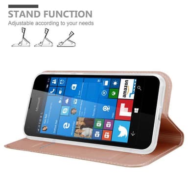 Nokia Lumia 550 lommebokdeksel etui (rosa)