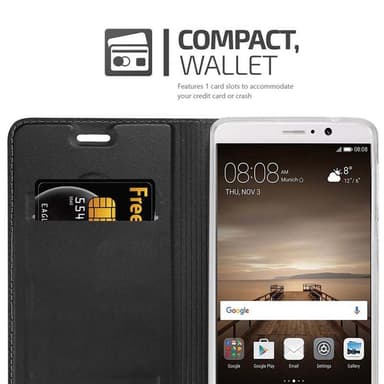 Huawei MATE 9 lommebokdeksel etui (svart)