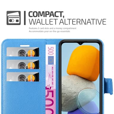 Samsung Galaxy M23 5G Deksel Etui Case (blå)