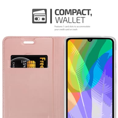 Huawei Y6P lommebokdeksel etui (rosa)