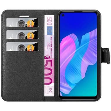 Huawei P40 LITE E Deksel Etui Case (svart)