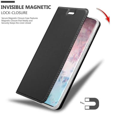 Samsung Galaxy NOTE 10 PLUS lommebokdeksel etui (svart)