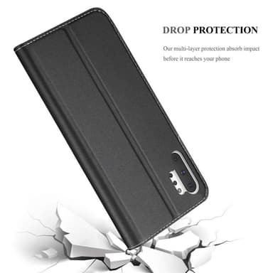 Samsung Galaxy NOTE 10 PLUS lommebokdeksel etui (svart)