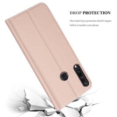 Huawei Y6P lommebokdeksel etui (rosa)