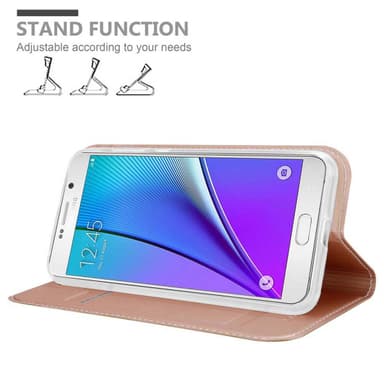 Samsung Galaxy NOTE 5 lommebokdeksel etui (rosa)