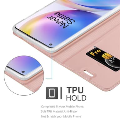 OnePlus 8 PRO lommebokdeksel etui (rosa)