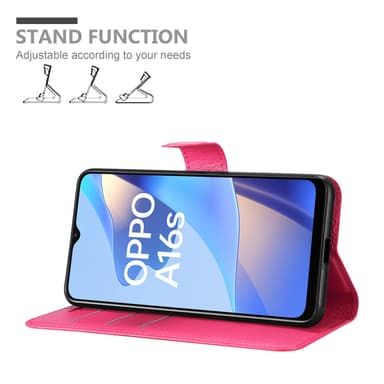 Oppo A16s / A54s Deksel Etui Case (rosa)