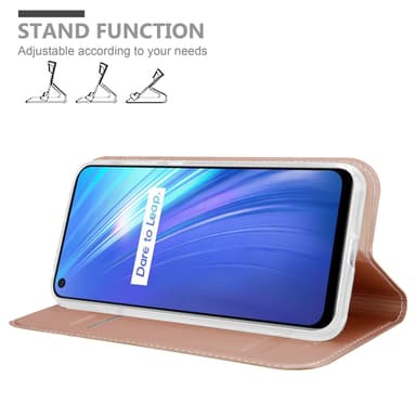 Realme 6 4G / 6s lommebokdeksel etui (rosa)