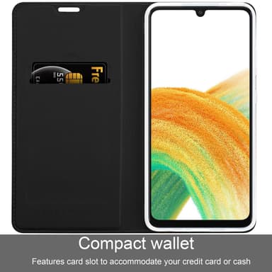 Samsung Galaxy A33 5G lommebokdeksel etui (svart)